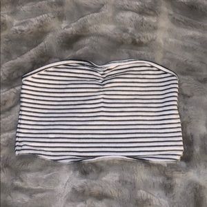 striped tube top